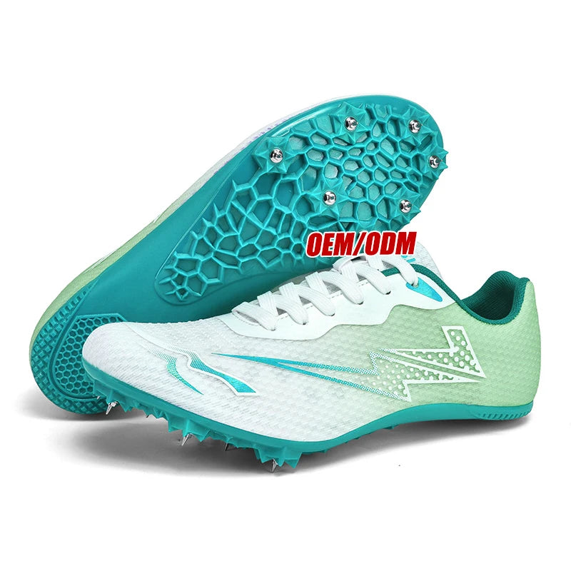Trail Track Spikes Shoes Adult Track & Field Sprinting Athletics Spikes Three Step Standing Sneakers Shoe Manufacturers Custom