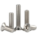 Torx Screw M1.6 M2 M2.5 M3 M3.5 Silver Flat Head Stainless Steel Machine Screws T4 T6 T8 T10