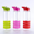 Wholesale Plastic Sport Water Bottle With Straw  Big Capacity 800ml Gym Travel Botella De Agua Motivacional