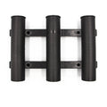 Fishing Rod Holder for Boat Black and White Plastic Fishing Rod Holder with 3 Tubes