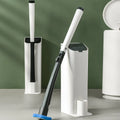 Plastic Sponge Toilet Brush and Holder Set Disposable  Toilet Cleaning  Cleaner Brush for Bathroom Cleaning
