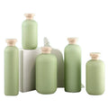 Luxury Empty Plastic  BB Eye Cream Tube Airless Pump Shampoo  Bottle Squeeze Cosmetic Sugarcane Soft Touch Tubes Set Cream Jar