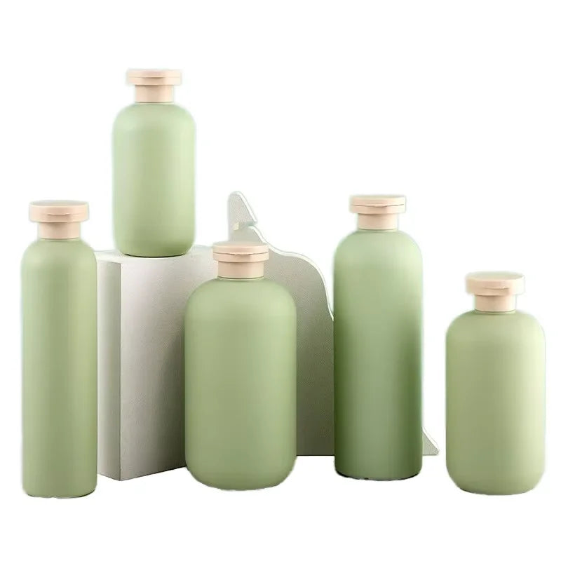 Luxury Empty Plastic  BB Eye Cream Tube Airless Pump Shampoo  Bottle Squeeze Cosmetic Sugarcane Soft Touch Tubes Set Cream Jar