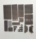 Factory direct sales Fireproof V0 Material Factory Direct Sale 1*1~10*15 21700 Lithium Battery Fixing Bracket