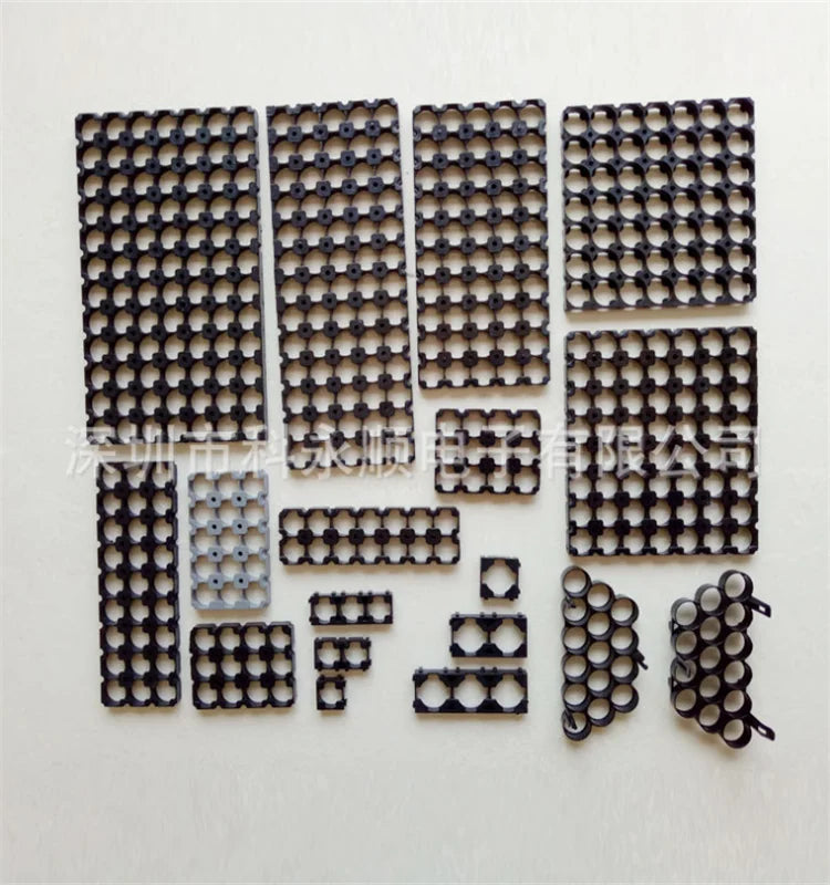 Factory direct sales Fireproof V0 Material Factory Direct Sale 1*1~10*15 21700 Lithium Battery Fixing Bracket