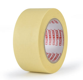High Temperature Resistance 160 Degrees Single Sided Pressure Sensitive Rubber Waterproof Masking Tape Crepe Paper