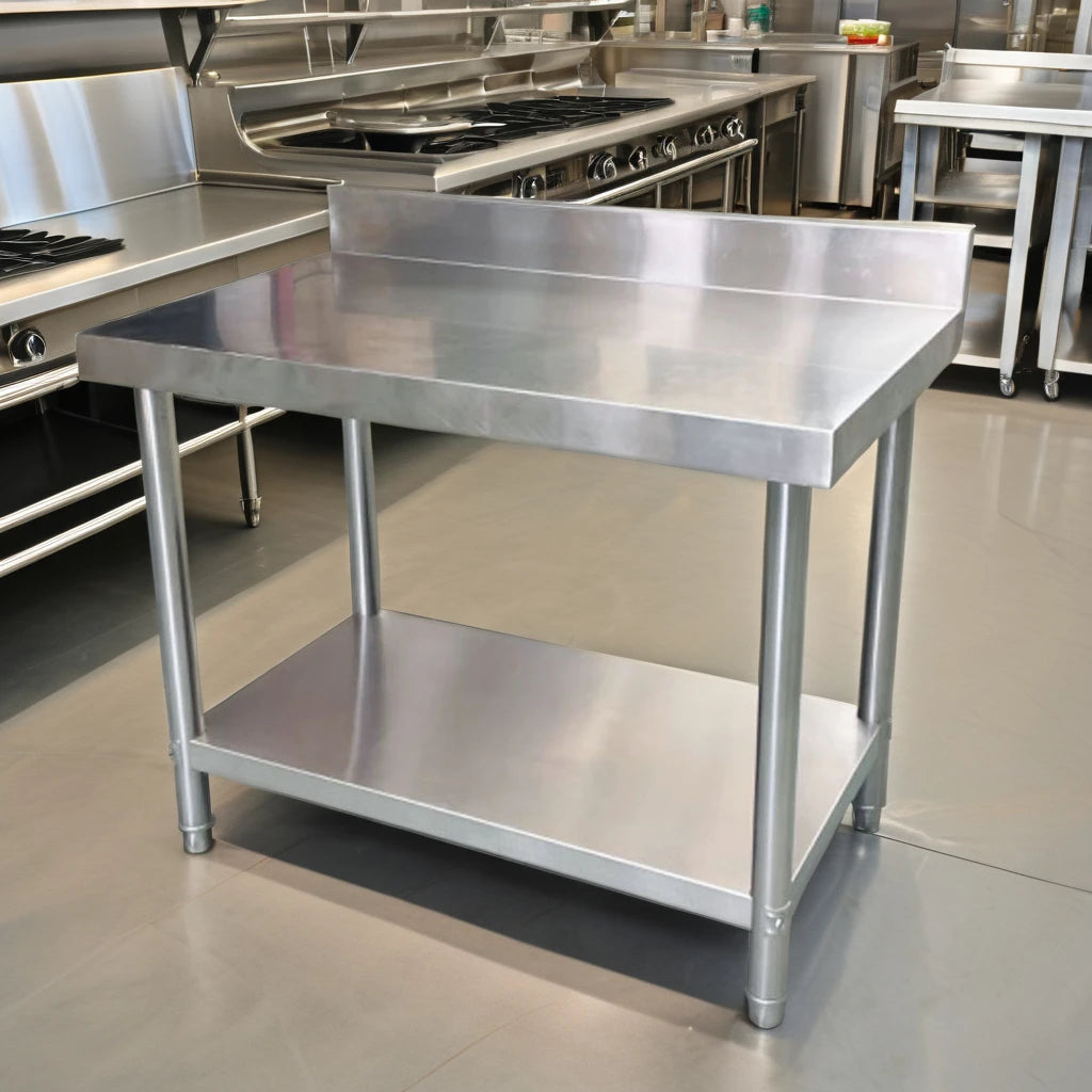 Manufacture Quality Restaurant Stainless Steel Table 304 Workbench Steel With PE Board for Cheapest Price