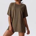 High Quality Custom Sports Fitness Gym Woman T Shirts Workout Clothing Tops Oversized Active Wear T Shirts Women