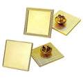 Wholesale Customized Cheap Metal Epoxy Sticker UV Printing Logo Blank Sublimation Square Lapel Pin Badge Magnet