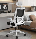 Alinunu Office Ergonomic Chair With Adjustable Headrest Flip up 3D Armrest Slideable Pad