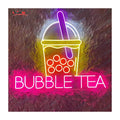 Winbo Manufacture Custom Neon Sign Birthday Party Decor New Design Business Logo Wall Decor Led Neon Sign Boba Neon Light Sign