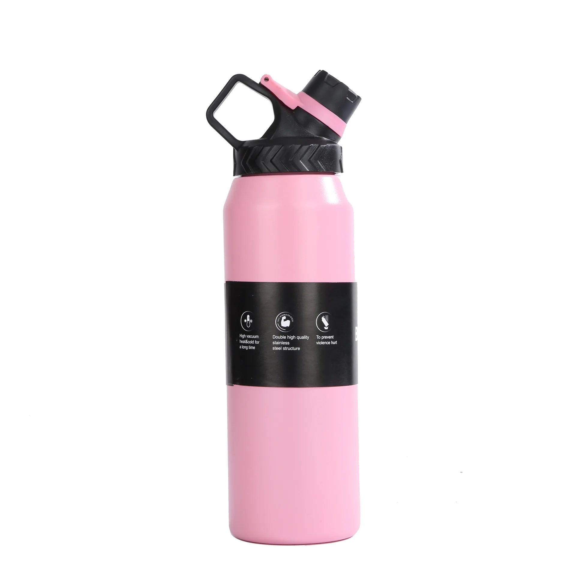 Zogifts Easy Carry Stainless Steel Vacuum Flask Large Capacity Portable Car Thermos Outdoor Climbing Sports Water Bottle