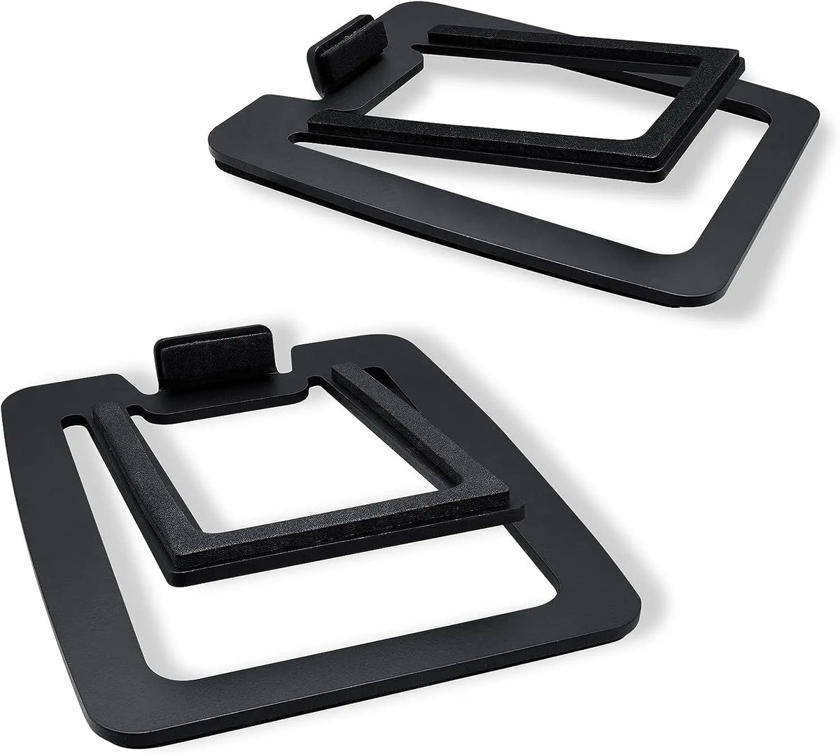 Desktop Speaker Stands for Small Speaker Tilted Tabletop Steel Computer Speaker Stands