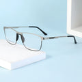 New Arrival Square Metal Optical Frames Prescription Eyeglasses Myopia Hyperopia Black Brown White Golden Silver Glasses Frame