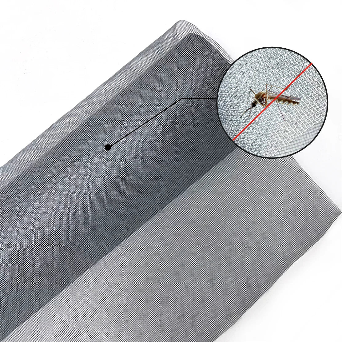 Custom Modern Design Adumbral Fiberglass Mesh Roll Insect Screening Mosquito Netting Flying Window Screen Dustproof Hotel
