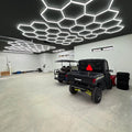 2025 Colorful Workplace Led Barbershop Lighting 230v DIY Lights Honeycomb Garage Lights  Hexagon Led