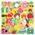 50Pcs Summer Time Vacation VSCO Graffiti Stickers for Luggage Phone Decor Holiday Gift Sticker
