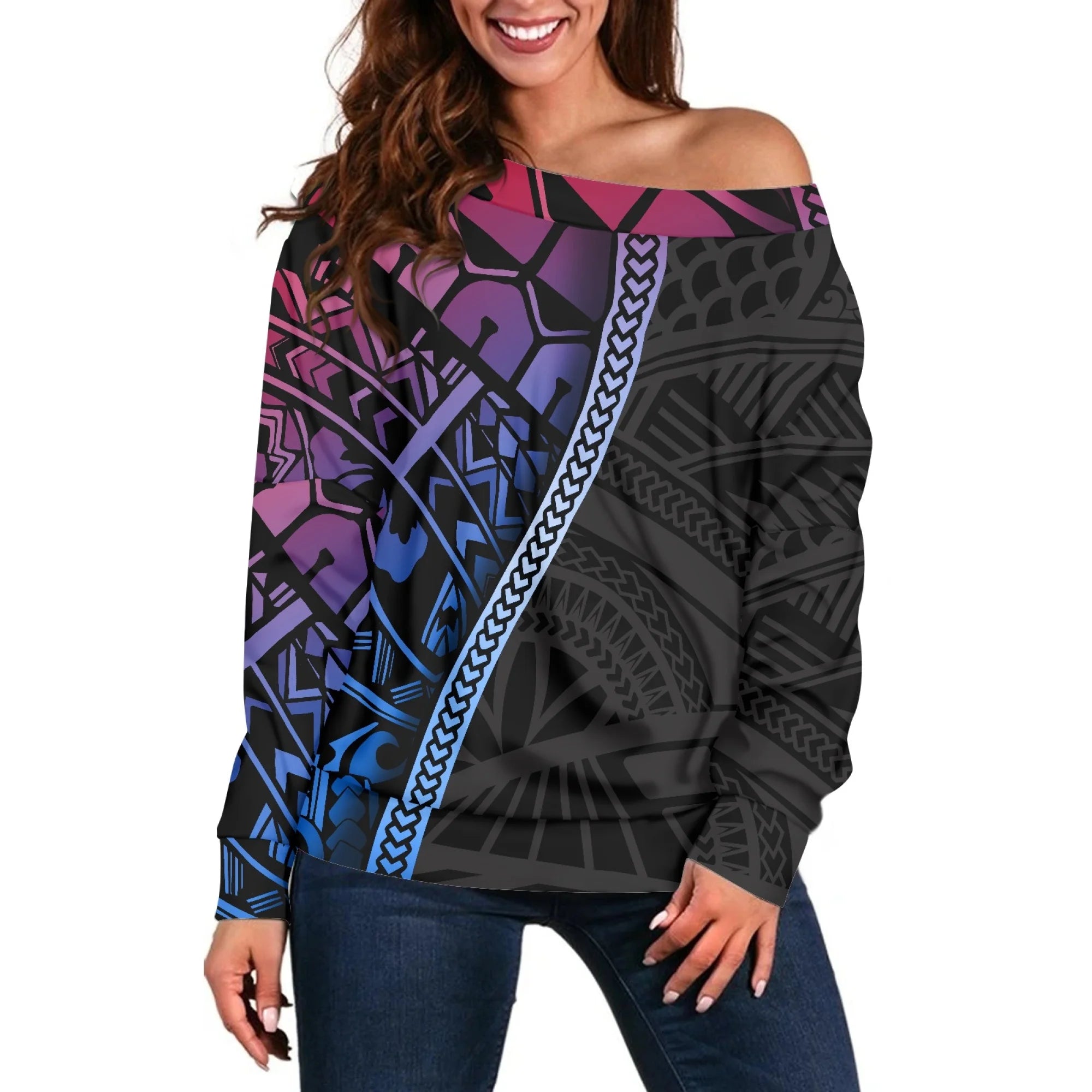 Womens Spring Fashion 2025 Long Sleeve Tunic Tops to Wear with Leggings Crewneck Sublimation Printing Shirts Loose Fit Cute Tee