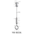 Modern Pendant Light Suspension Wire Cable Gripper With Hook for Stylish Ceiling Fixtures