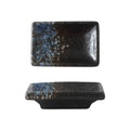 Wholesale Japanese Ceramic Rectangle Soy Sauce Dish Eco-Friendly Color Enamel Technique for Hotels and Restaurants