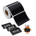 Custom logo Blank Chalkboard Labels Removable Sticker for Kitchen Canning Mason Spice Jars Gift Packaging
