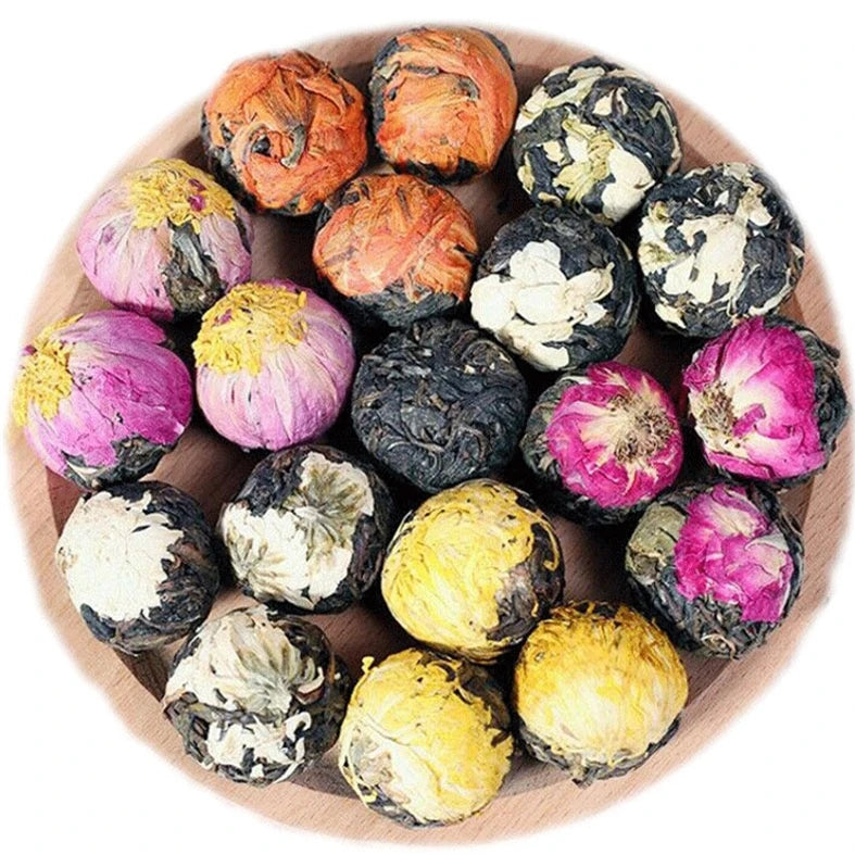 Handmade Herbal Tea Chinese Dried Marigold Lily Blossom Flower Blooming Tea Packaged in Box and Bag