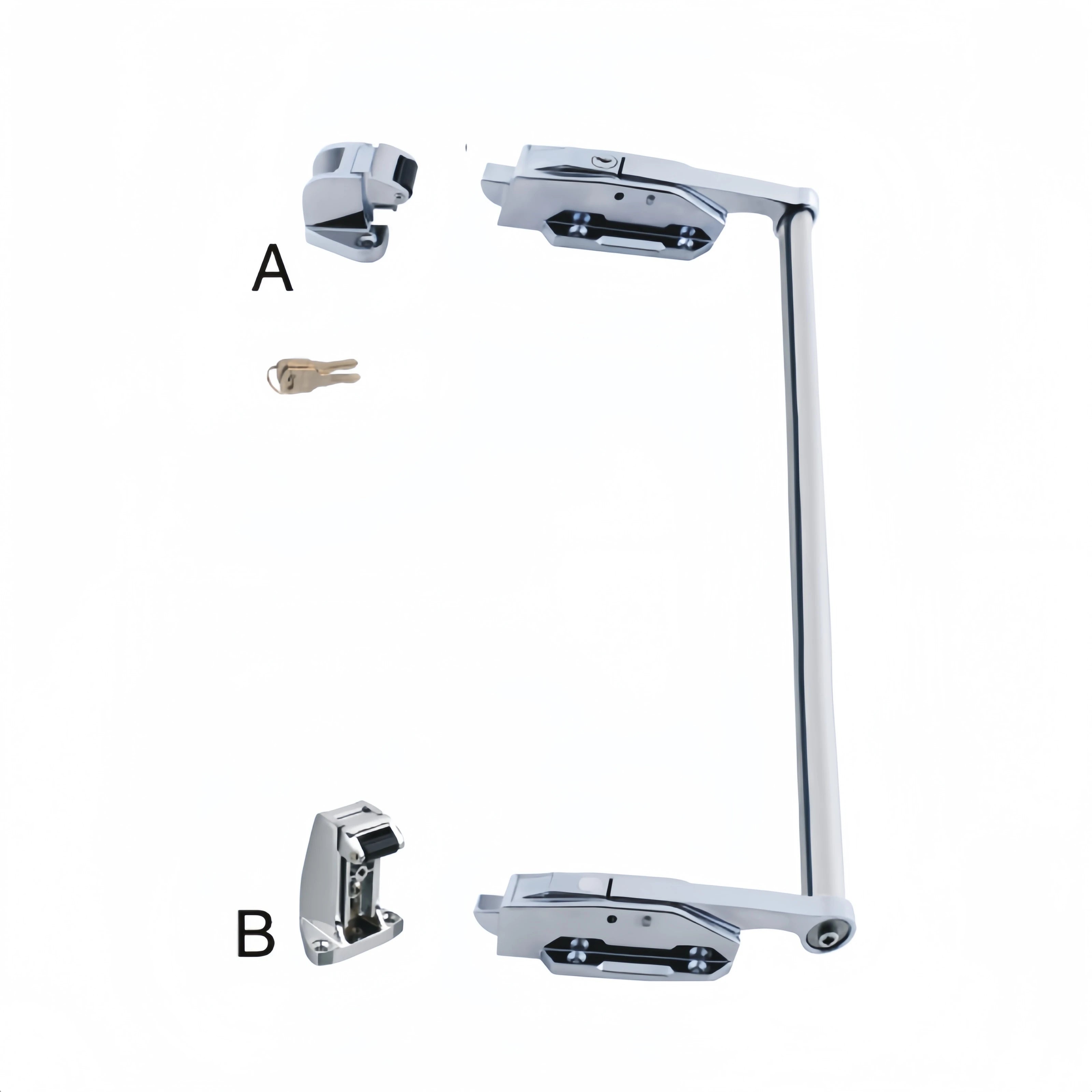 YL-621 Refrigeration Accessories for Cold Storage Baking Boxes Doors of Stainless Steel Double Door Pull Handles