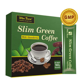 Fast Diet Coffee Factory Halal GMP Natural Burning Fat Detox Instant Powder Slim Green Coffee with Ganoderma