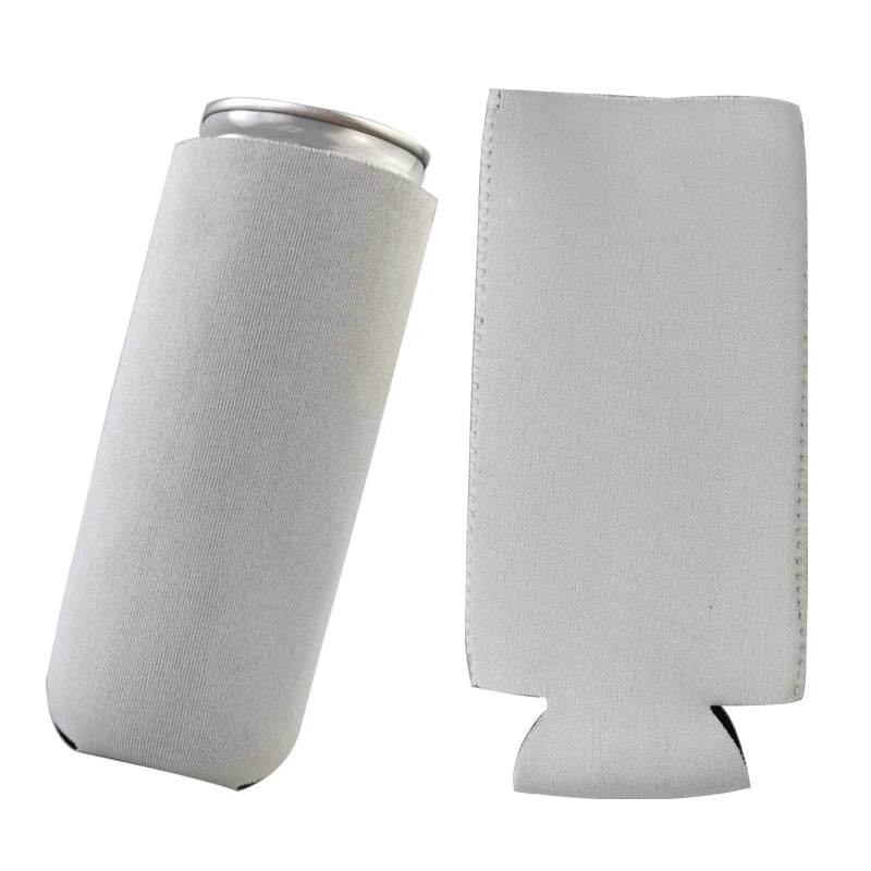Neoprene Sublimation Blanks Insulated Can Cooler 12oz Slim Skinny Can Holders for Cans