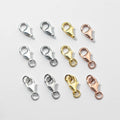 DIY 925 Sterling Silver Lobster Clasp Jewelry Findings Component for Necklace Bracelet Making