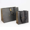 Customize Reusable Black Shopping Bag With Your Own Logo