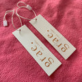 Custom Luxury Brand Hang Tag Garment Paper Hangtag Swing Tag for Clothing and Bag