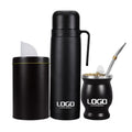 Custom 8oz Mate Cup BPA-Free 18/8 Stainless Steel 1L Water Bottle South America Gift Vacuum Insulated Yerba Mate Cup Tea Set