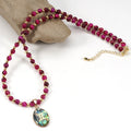Natural Tiger Eye Zodiac Necklace for Women Men Healing Crystal Energy Stone Rosary Jewelry Gemstone Beaded Choker Wholesale