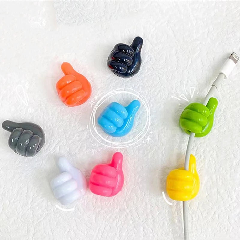 Home Thumb Hooks Wire Organizer Wall Hooks Hanger Strong Hooks Wall Storage Clip Holder