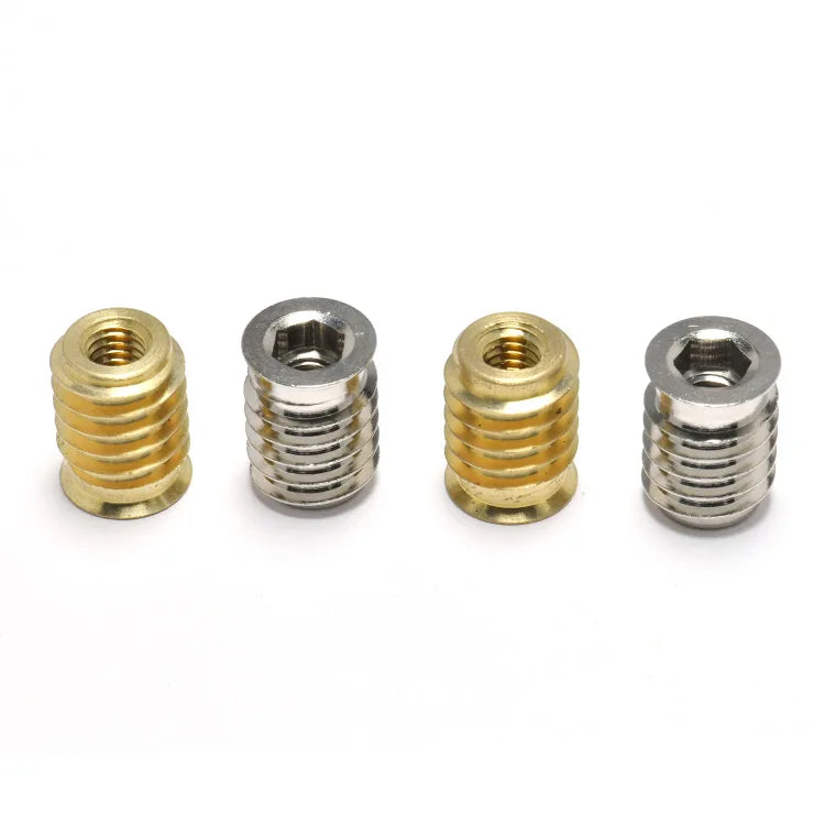 Internal External Bush Hex Socket Flange Hexagon M3 M6 M8 M12 1/4 3/8 Fine Wire Threaded Stainless Steel Insert Nut for Mining