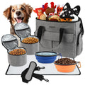 Pet Travel Backpack Suitable for Dog Food Travel Bag Multi-functional Pocket Suitable for Dog and Cat Weekend Storage Bag