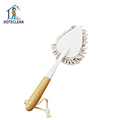2025 New Microfiber Car Brush Set Comfortable Long Bamboo Handle Washable Dusting Cleaning Tools Hand Design Style