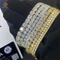 Pass Diamond Tester 2mm 3mm 4mm 5mm Hip Hop Chain Necklace Silver S925 Vvs Moissanite Tennis Chain Women Mens Necklace Chain