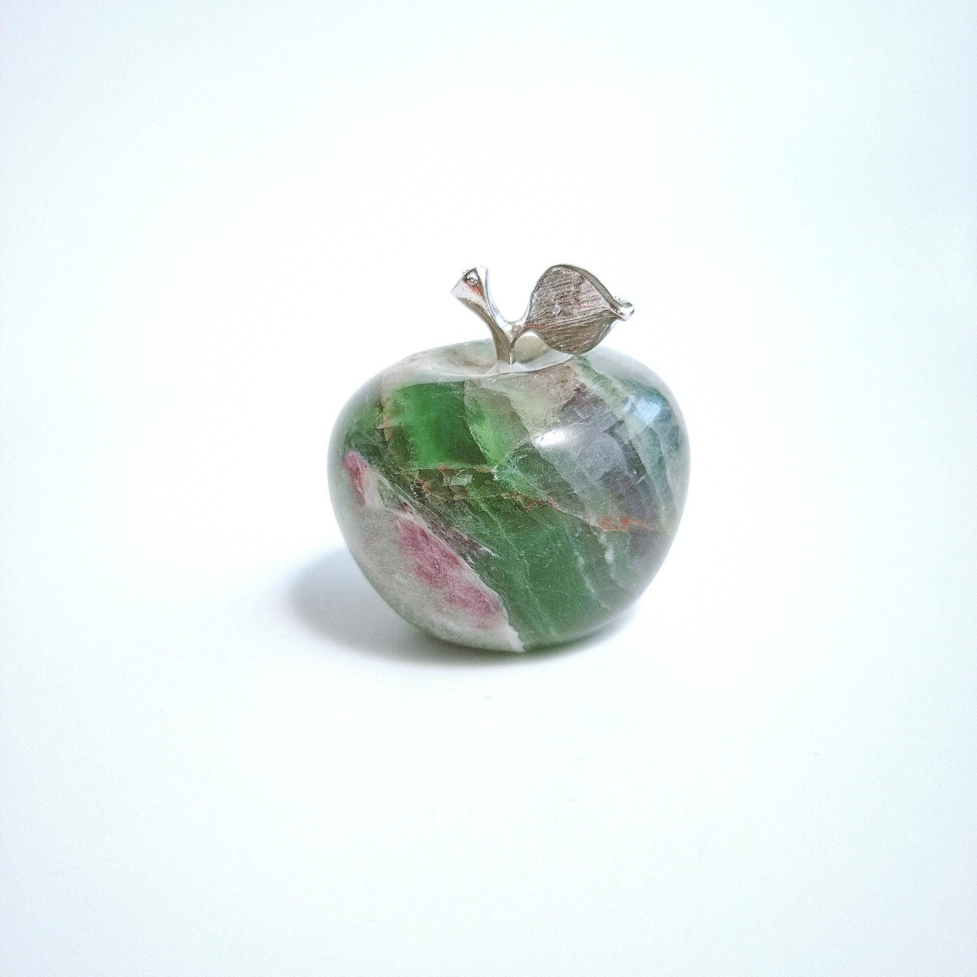 HY Crafts Best sell Christmas Eve Gift Fluorite Crystal Apple for crystal gift craft decoration spiritual crystals