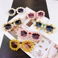 Newest Fashion Kids Sunglasses Cute Daisy Sun Flower Shades Round Luxury Children Kids Sunglasses