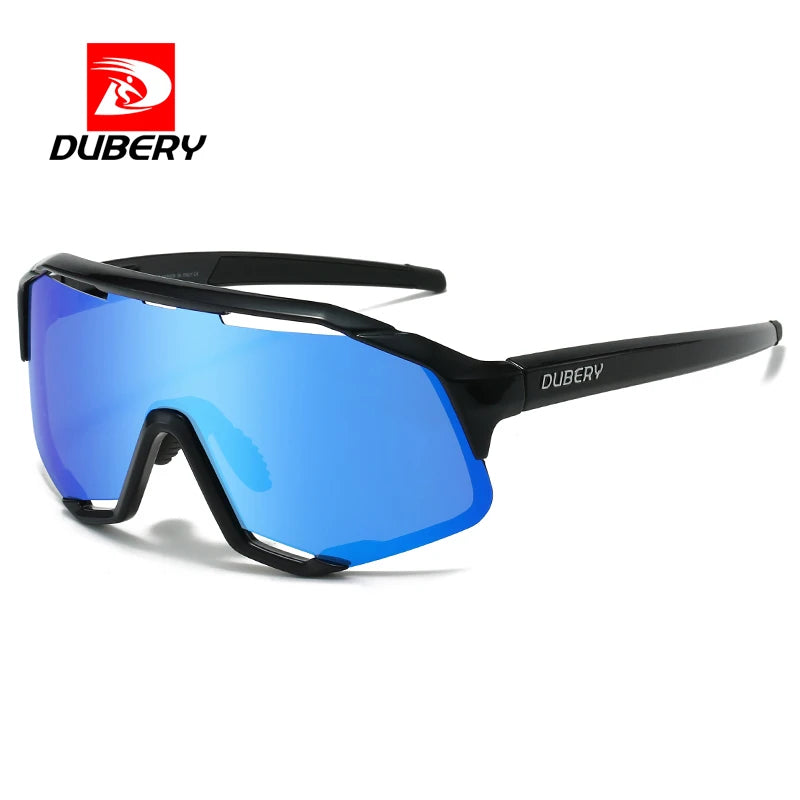 DUBERY 2026 Unisex Sports Eyewear Custom Logo Bike Shades Luxury Polarized Cycling High Quality for Outdoor Men Sunglasses