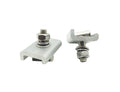 ISO9001 Certified AL6005-T5 Aluminum Solar Fixing Clamps | PV Mounting Brackets for Rails | 12-Year Warranty
