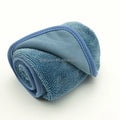 Quick-dry 600GSM 40x60cm Premium Single Side Twist Pile Microfiber Twisted Loop Car Drying Towel for Auto Detailing Car Wash