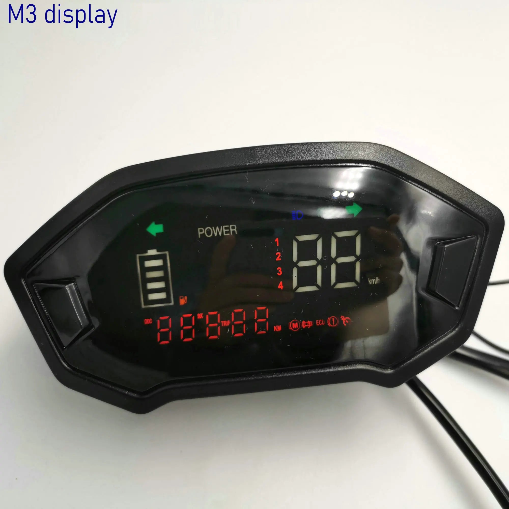 48V60V72V DISPLAY M3 for ELECTRIC SCOOTER LITTLE MONKEY INSTRUMENT GAUGE DASHBOARD CONVERSION PART