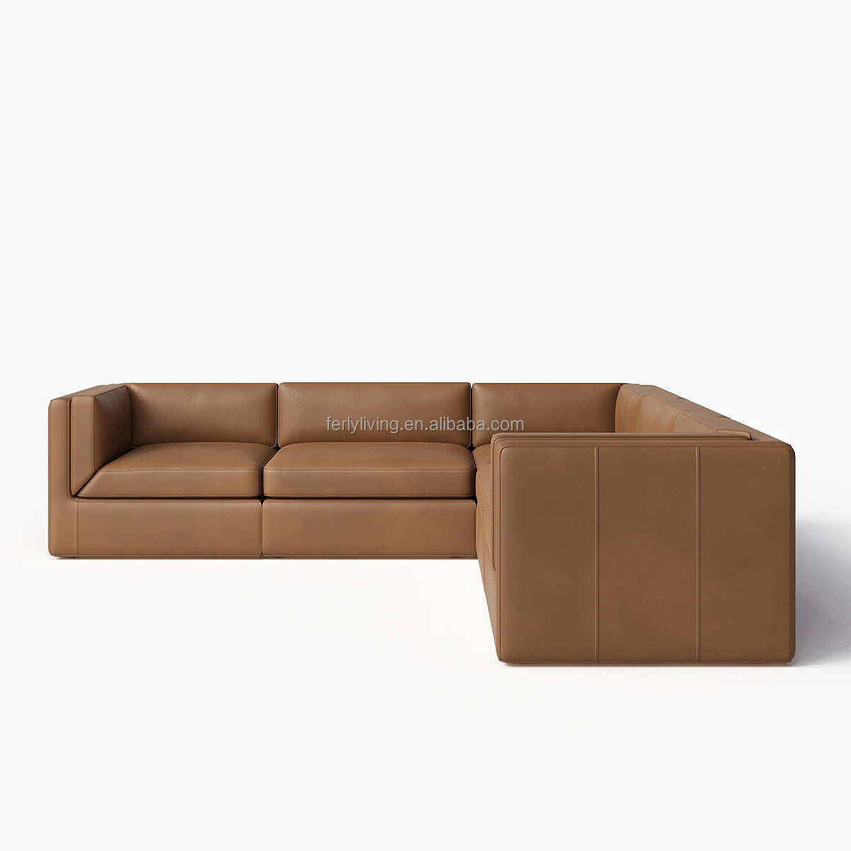 FERLY American Style Luxury Home Furniture Luxury Modular Living Room Design Combination Couch Set Sofa for Hotel Villa