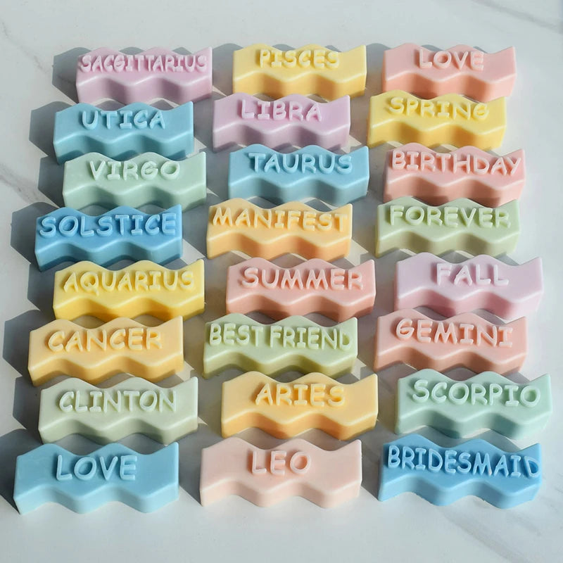 Silicone Letter Candle Molds & Cake Decorating Molds-Eco-Friendly Reusable Heat Resistant Baking Tools