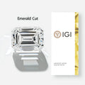 HPHT CVD Loose Lab Diamond Octagon Shape  Emerald Cut  1ct to 4ct Loose Lab Diamond IGI Certificated Diamond