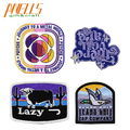 AWELLS Delicate Cool Cartoon Iron-On Twill Eco-friendly Embroidery Patches with English Letter Design for Clothing Hats Bags