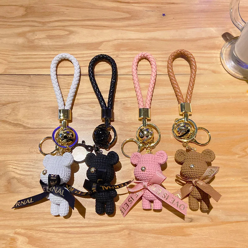 2023 Custom Cartoon Cute KeyChain for Car Keyring Accessories Resin Metal Keychain